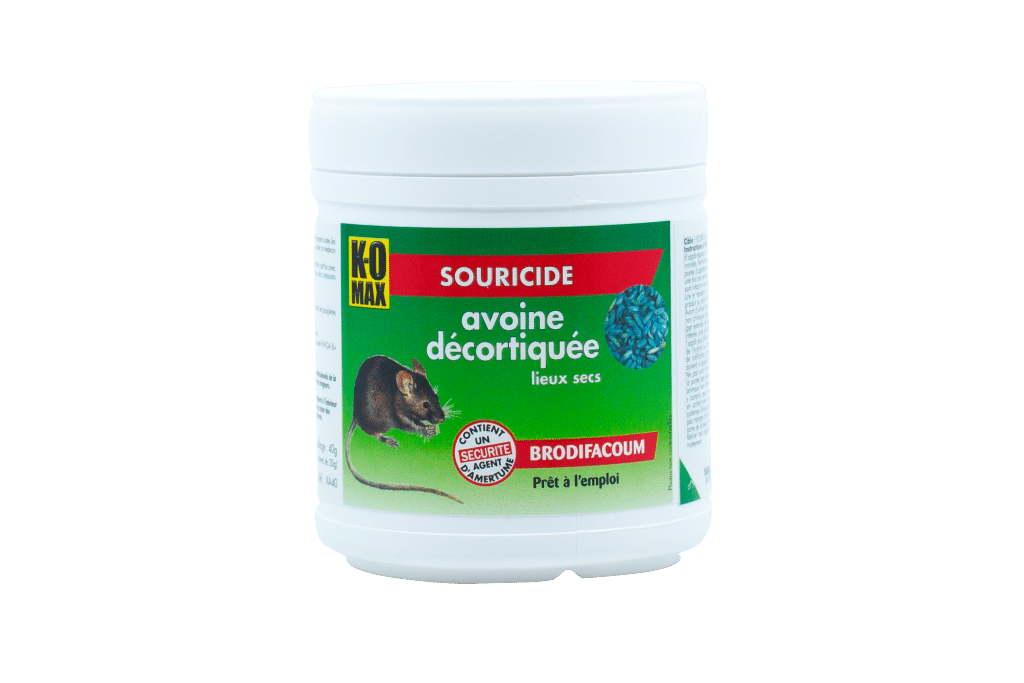 Raticide/Souricide avoine décortiquée - K-OMAX - 150g - Nuisibles -  Droguerie - Produits